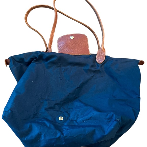 Navy Blue used Le Pilage Longchamp Tote - Picture 3 of 6